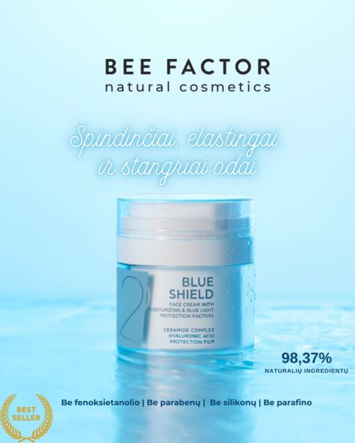 Pristatome Hebea Glow bestsellerį - Bee Factor 💧 Blue Shield 💧

Švelnus, lengvos tekstūros veido kremas, akimirksniu susigeria ir sukuria nematomą apsauginį sluoksnį kasdieniams miesto iššūkiams. Oda tampa minkšta ir giliai sudrėkinta – be riebumo ar lipnumo pojūčio.

Kremas suteikia odai „antrojo odos sluoksnio“ efektą – ji atrodo ramesnė, lygesnė ir pastebimai elastingesnė. Reguliariai naudojant, oda įgauna sveiką spindesį, tampa stangresnė ir vizualiai pailsėjusi, net po ilgos dienos prie ekranų.

Tai kasdienis skydas, kuris drėkina, saugo ir atgaivina odą bei padeda išlaikyti odos balansą ir komfortą visą dieną. Puikiai tinka tiek rytinei, tiek vakarinei rutinai, taip pat kaip makiažo pagrindas.

𝐒𝐤𝐢𝐫𝐭𝐚: dehidratuotai, pavargusiai, miesto aplinkos veikiamai odai
𝐑𝐞𝐳𝐮𝐥𝐭𝐚𝐭𝐚𝐬: spindinti, elastinga ir stangri oda
𝐓𝐞𝐤𝐬𝐭ū𝐫𝐚: lengva, šilkinė, greitai susigerianti
𝐏𝐨𝐣ū𝐭𝐢𝐬: komfortas, drėgmė ir švelnumas nuo pirmo prisilietimo

#HebeaGlow #BeeFactor #BlueShield #HebeaGlowBestseller #Odospriežiūra #Veidokremas @bee_factor_lt